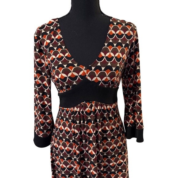 Vintage Tiana B Womens Y2K Babdydoll Dress S Geometric Preppy Boho Forest Fairy - Picture 2 of 7